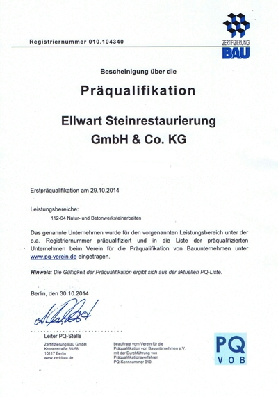 PQBescheinigung